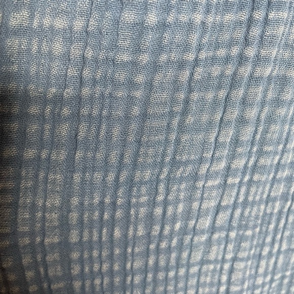 Daily Practice The Aster Pants Gauzy Wide Leg Pants in Sun Drenched Blue M - Picture 9 of 15